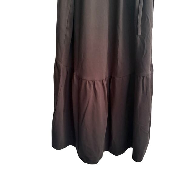 Universal Standard Wrap Twirl Dress 4XS 00 0 2XS NWT Black Capsule Travel Midi - Picture 7 of 11